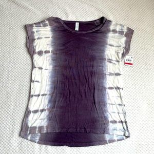 XS Ideology tie dye violet stone fitness t shirt